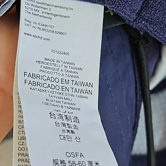 New w tags MERCEDES F-1 team LOGO KONNICHIWA BUCKLE HAT blue white OS - Picture 9 of 9